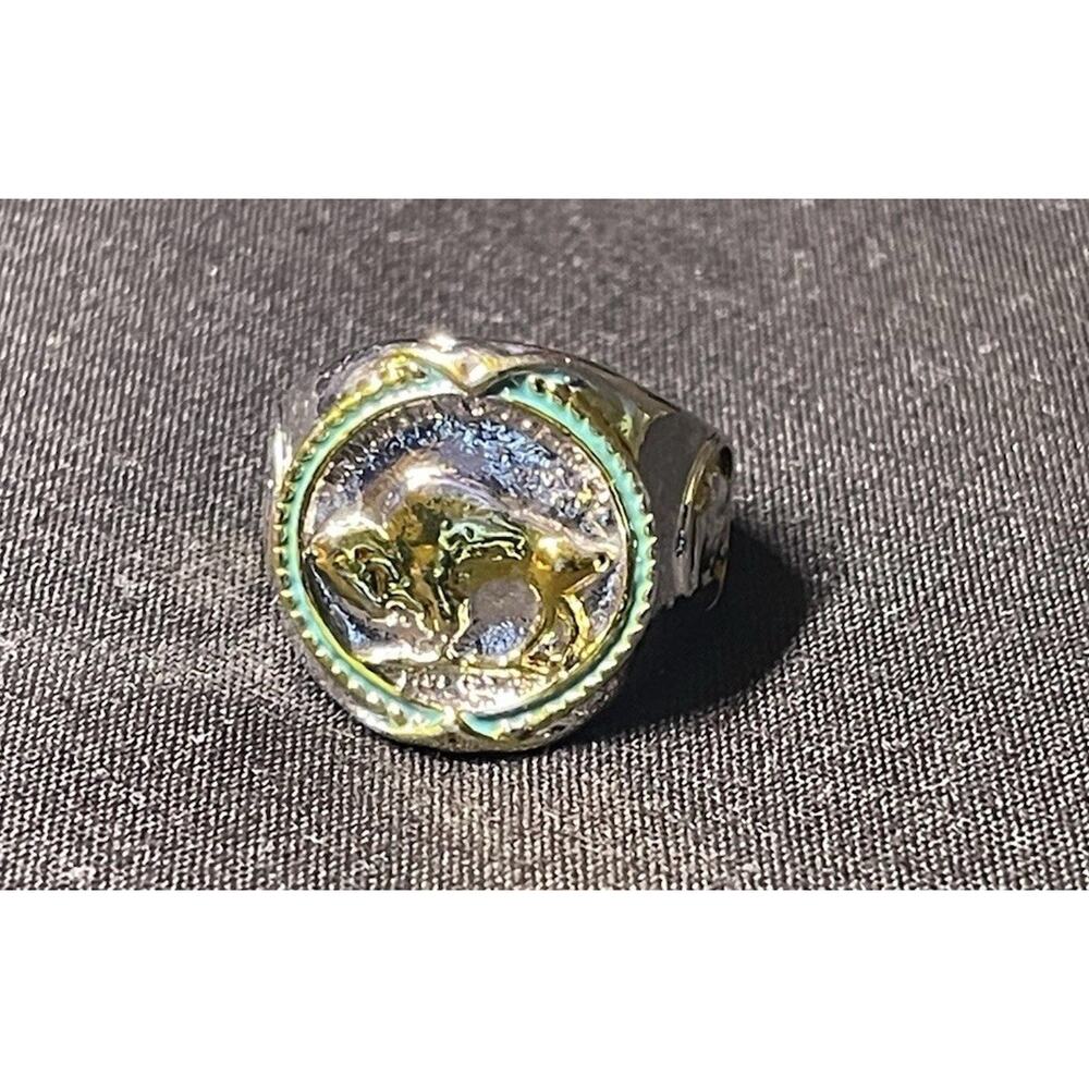 Buffalo nickle native fashion ring size 8